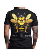 Stuff-Box Männer Shirt schwarz Bee 2.0 schwarz XL