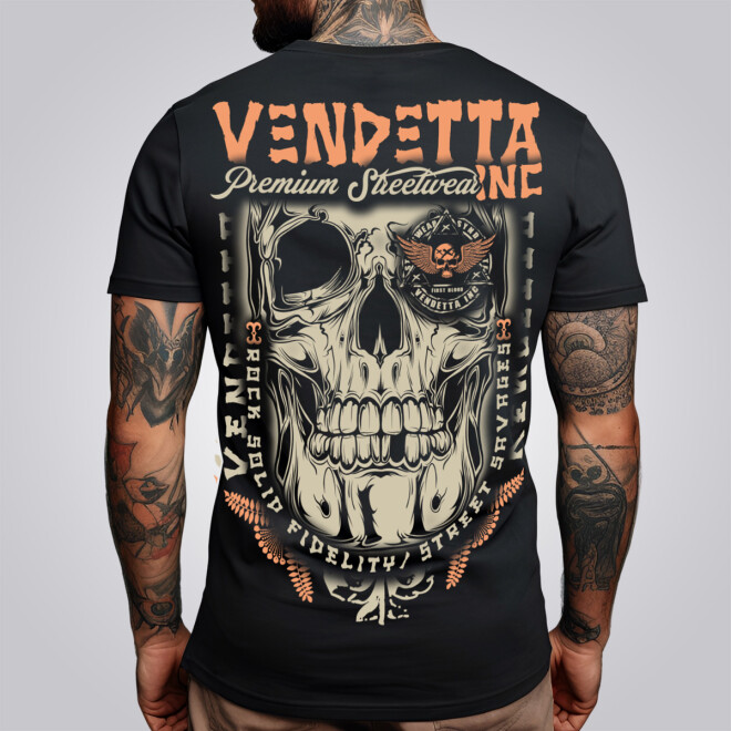 Vendetta Inc. Herren T-Shirt Street Savages schwarz 1313 1