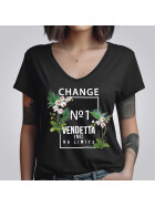 Vendetta Inc. Shirt V-Ausschnitt Change schwarz  11
