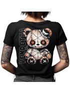 Vendetta Inc. Shirt V-Ausschnitt Teddy schwarz L