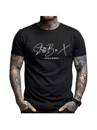 Stuff-Box Men Shirt Old School Player black STB-1032 XL