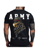 Stuff-Box Herren Shirt schwarz Army 1037 3