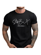 Stuff-Box Herren Shirt Skull Dad schwarz STB-1039 4XL