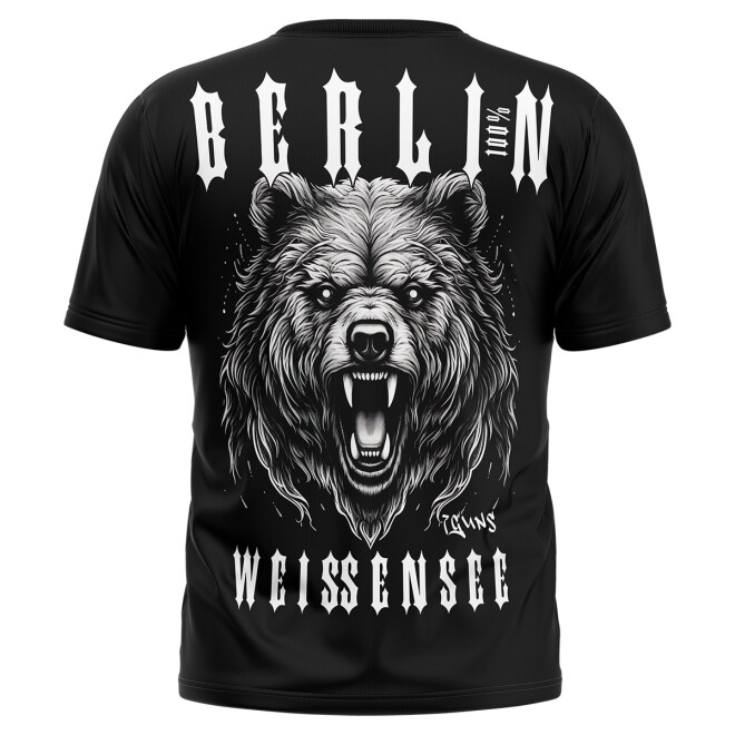Berlin Shirt - Weissensee schwarz Bär 1001 1