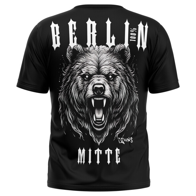 Berlin Shirt - Mitte schwarz Bär 1009 1
