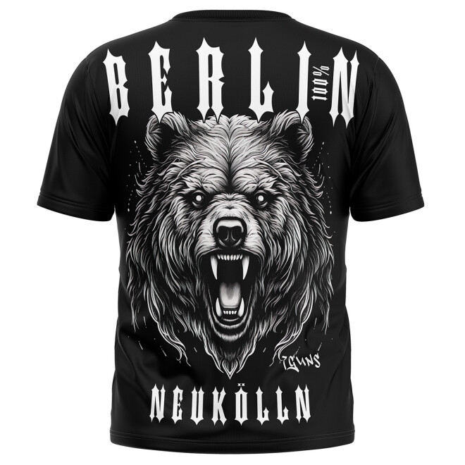 Berlin Shirt - Neukölln schwarz Bär 1010 1