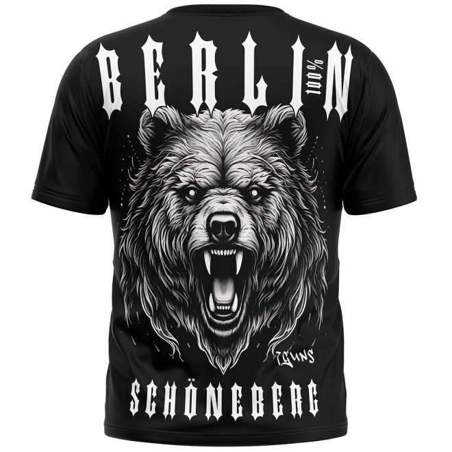 Berlin Shirt - Schöneberg schwarz Bär 1013 1