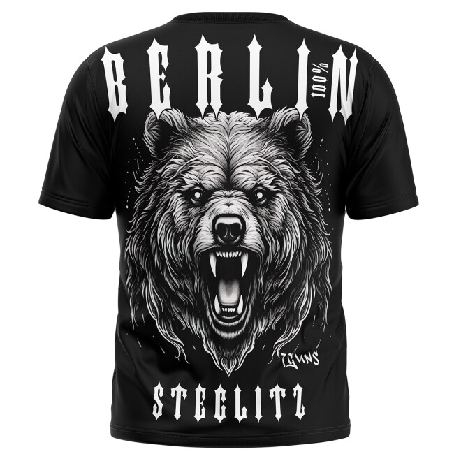 Berlin Shirt - Steglitz schwarz Bär 1015 1