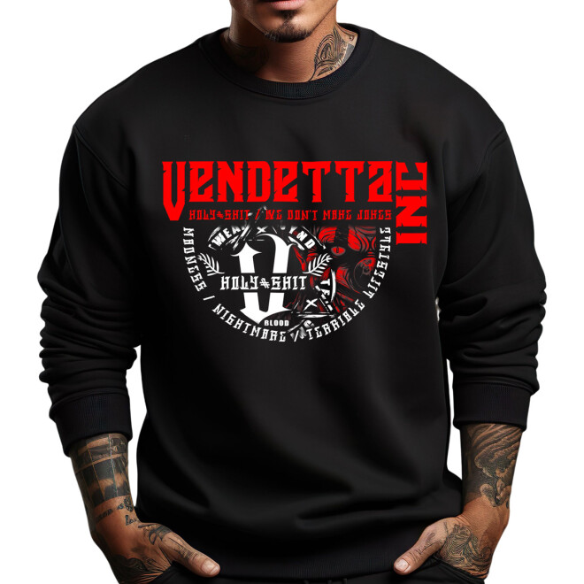 Vendetta Inc. Sweatshirt Insane Clown schwarz VD-4037 11