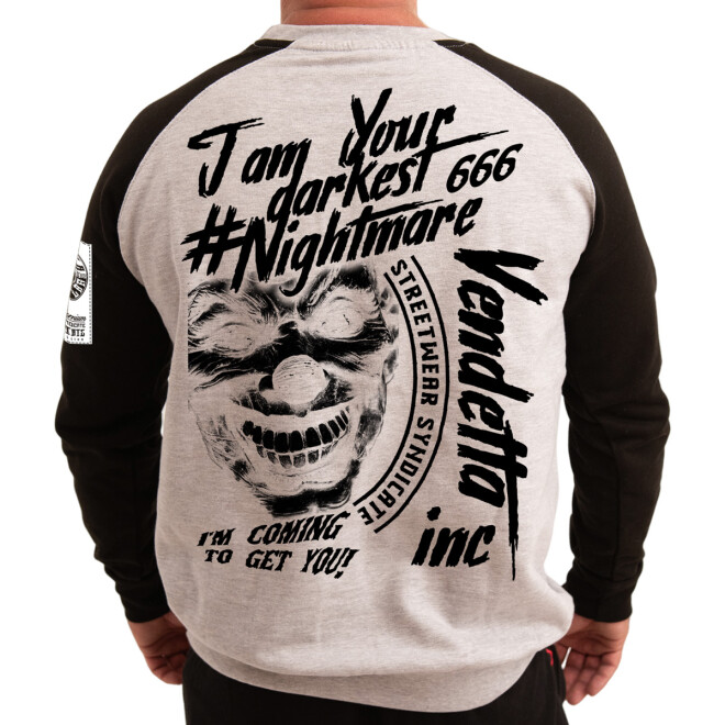 Vendetta Inc. Sweatshirt Nightmare grau-schwarz 4039 11