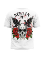 Berlin Shirt - City Skull Raven weiß 1022 11