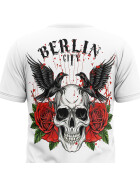Berlin Shirt - City Skull Raven weiß 1022 33