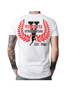 Vendetta Inc. Herren Rundhals Shirt Two Blood weiß 1318 1