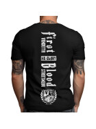 Vendetta Inc. Shirt First Blood schwarz,camo-weiß 1320 1