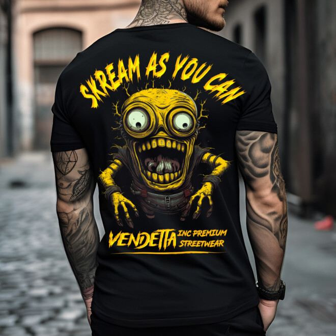 Vendetta Inc. Shirt Skream as you Can schwarz 1321 11