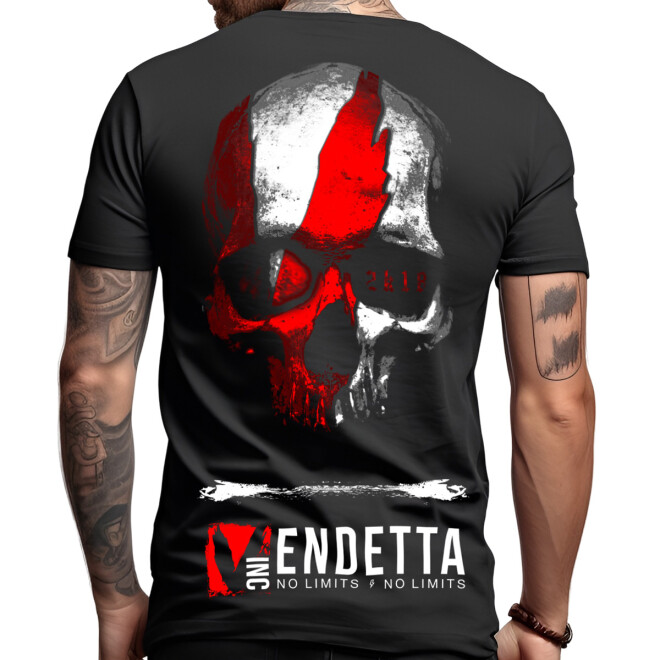 Vendetta Inc. Shirt Blood Skull schwarz 1322 1