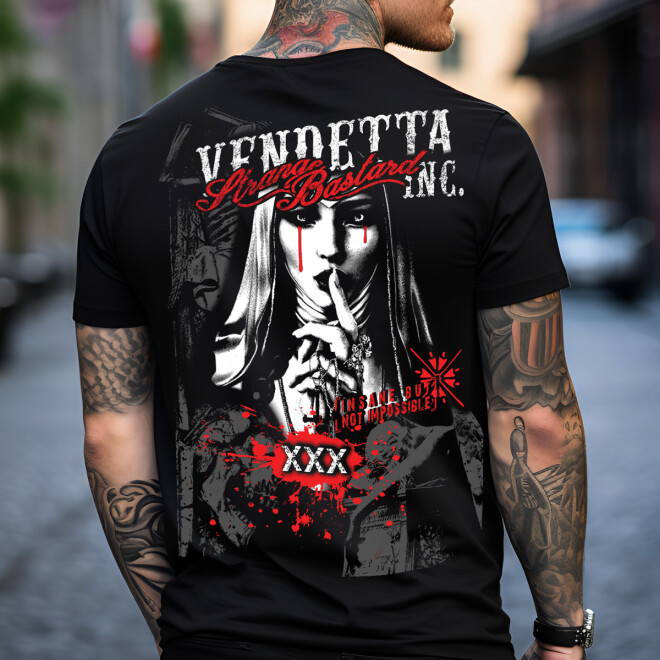 Vendetta Inc. Shirt Bastard schwarz 1324 11