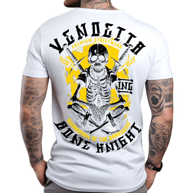 Vendetta Inc. Shirt Bone Knight weiß 1335 11