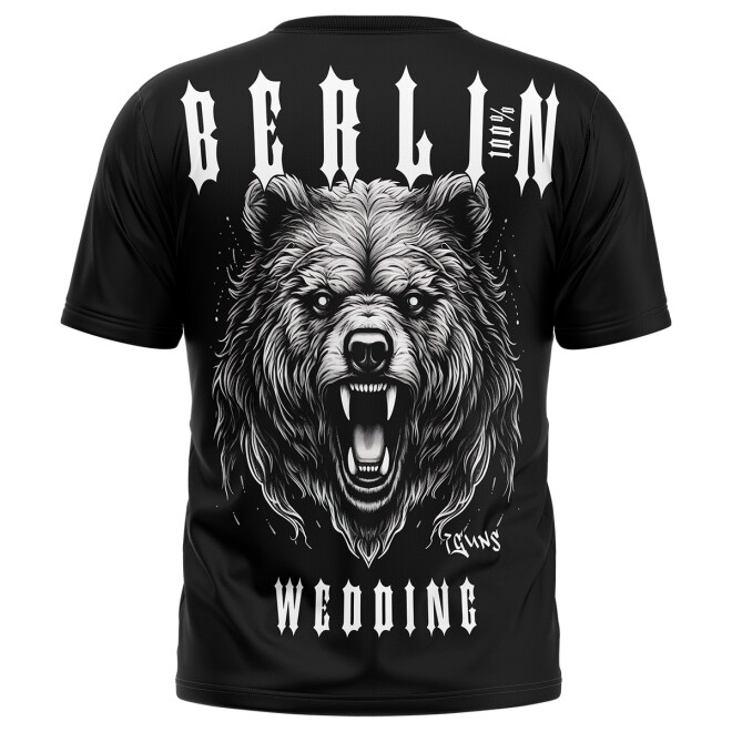 Berlin Shirt - Wedding schwarz Bär 1024 1