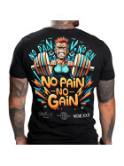 Stuff-Box Shirt No Pain No Gain schwarz 1064 1