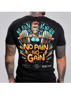 Stuff-Box Shirt No Pain No Gain schwarz 1064 33