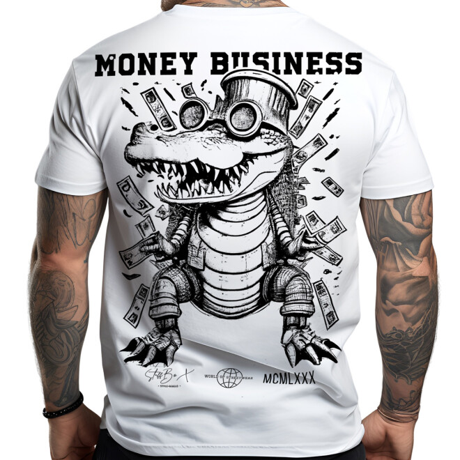 Stuff-Box Shirt Money Business weiß 1067 11