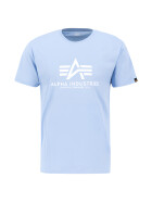 Alpha Industries T-Shirt Logo Patch 100501 light blue 11