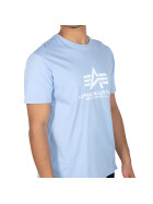 Alpha Industries T-Shirt Logo Patch 100501 light blue 2