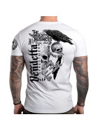 Vendetta Inc. Shirt Skull & Crow weiß VD-1339  2