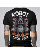 Stuff-Box Shirt Disco Duck schwarz STB-1080 3