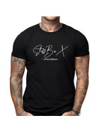 Stuff-Box Shirt Bear Hater schwarz STB-1084 33
