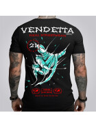 Vendetta Inc. Shirt schwarz Skull Hand VD-1341