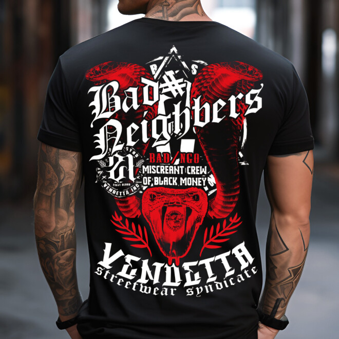 Vendetta Inc. Shirt schwarz Money Crew VD-1342 1