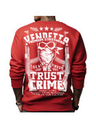 Vendetta Inc. Sweatshirt rot We Trust VD-4053 33