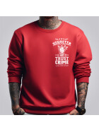 Vendetta Inc. sweatshirt red We Trust VD-4053 XL