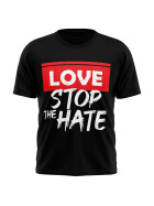 Stuff-Box Shirt schwarz Love & Hate F-0018 33