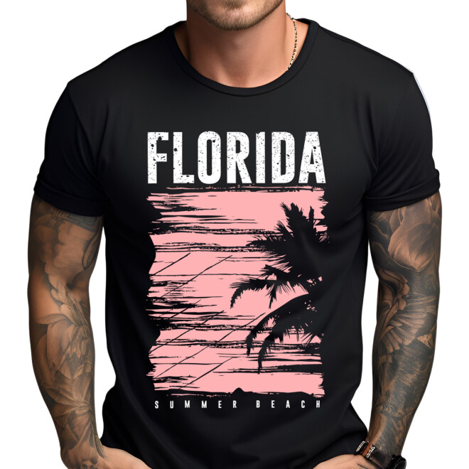 Stuff-Box Shirt schwarz Florida F-0022 1