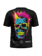 Stuff-Box Shirt schwarz schwarz Neon Skull 1094 33