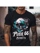 Vendetta Inc. Shirt schwarz Skull Puta 66 VD-1348 1