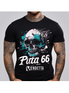 Vendetta Inc. Shirt schwarz Skull Puta 66 VD-1348 33