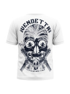 Vendetta Inc Shirt white Skull Holiday VD-1349