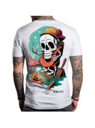 Stuff-Box Shirt weiß Skull Party STB-1095 XL