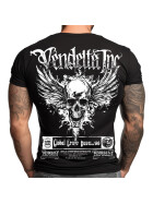 Vendetta Inc. Shirt schwarz Deaths Wings VD-1350 1