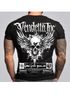 Vendetta Inc. shirt black Deaths Wings VD-1350