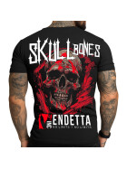 Vendetta Inc. Shirt schwarz Skull Bones VD-1351 1