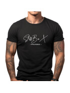 Stuff-Box Shirt schwarz Skull Mushrooms STB-1105 2
