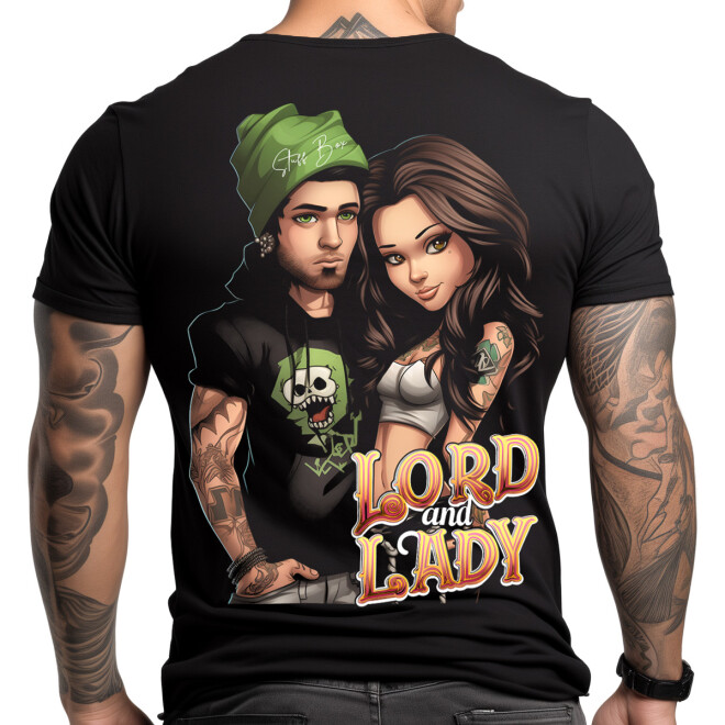 Stuff-Box Shirt schwarz Lord & Lady 3.0 STB-1108 1