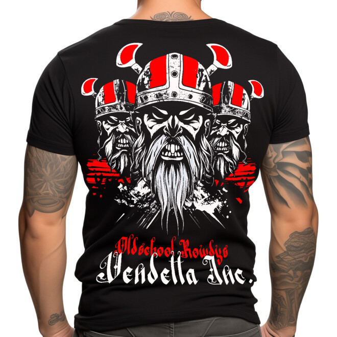 Vendetta Inc. Shirt schwarz Rowdys VD-1365 1