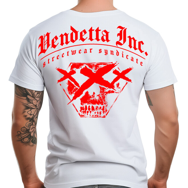 Vendetta Inc. Shirt weiß Syndicate VD-1366 11
