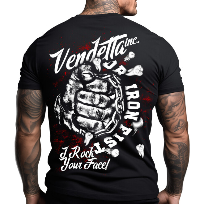 Vendetta Inc. Shirt Rock your Face schwarz 1373 1